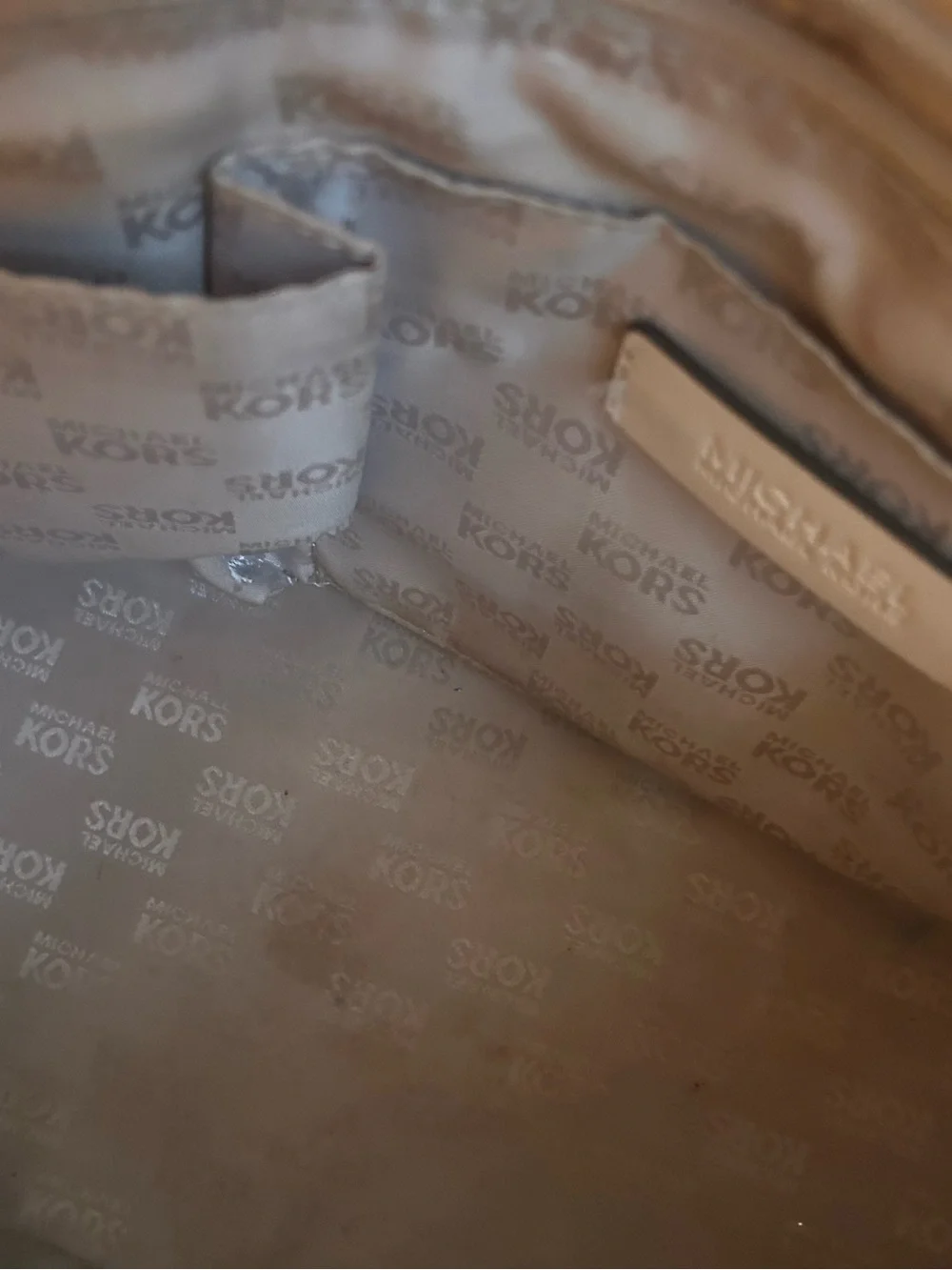 Michael Kors Pale Pink Leather Tote Bag